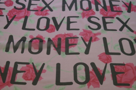 Шелк шифон Love Sex Money