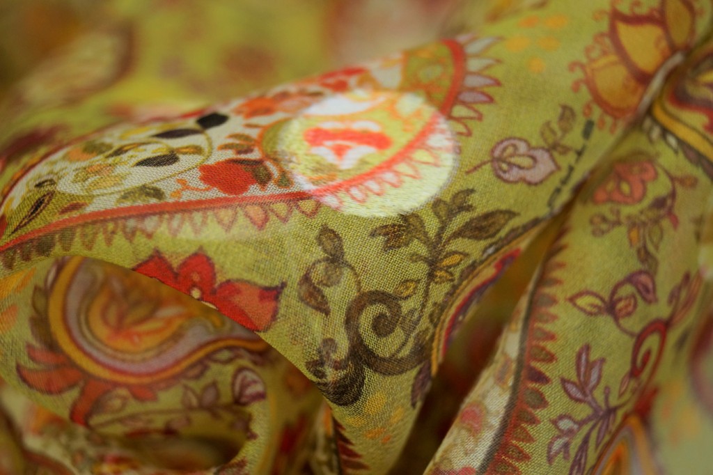 Шелк ткань деворе ETRO Шелк ткань деворе ETRO