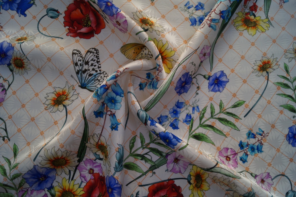 Шелковый платок Gucci Шелковый платок Gucci